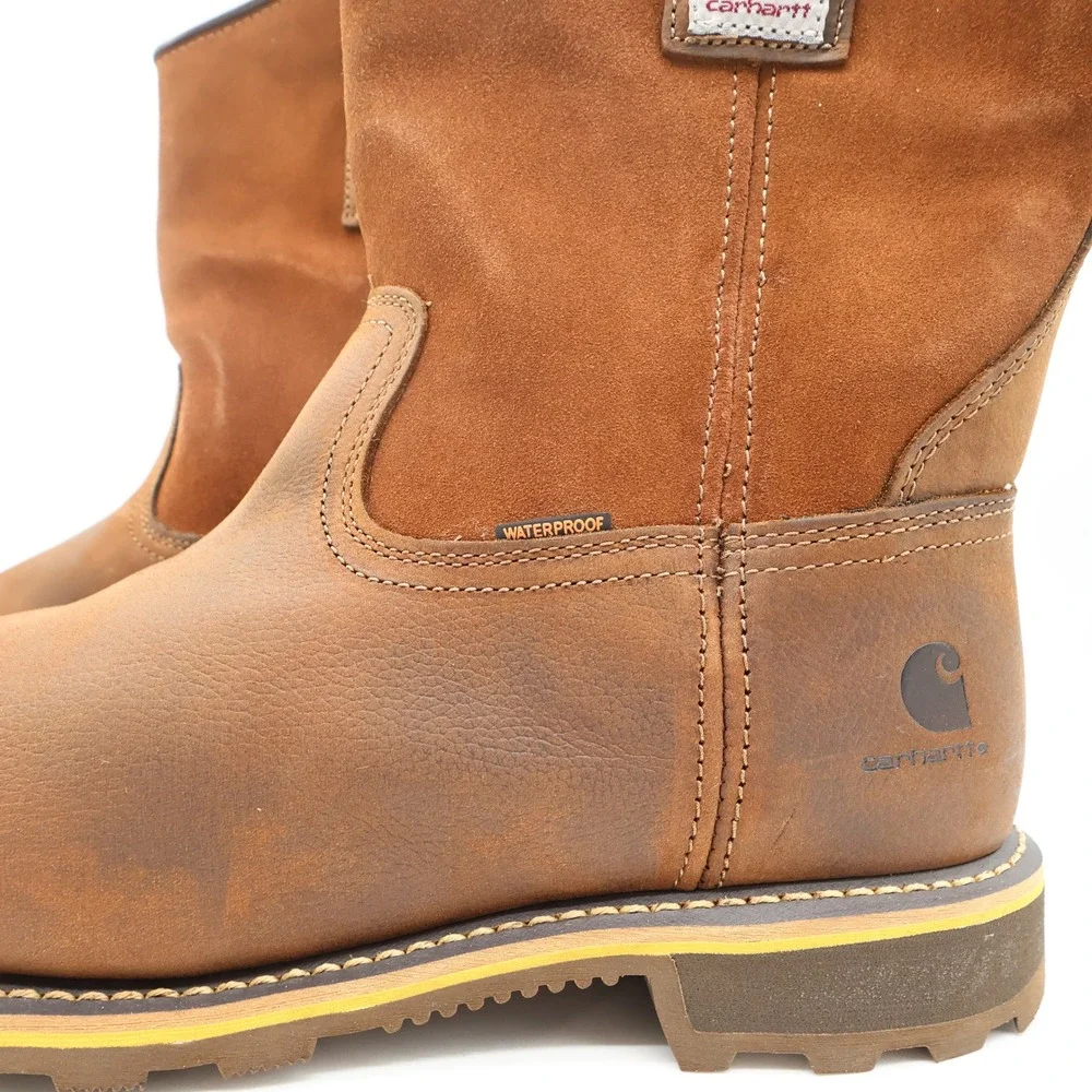 Carhartt Modern Work Boots Mens 12 M Brown Leather Safety Composite Toe NWT